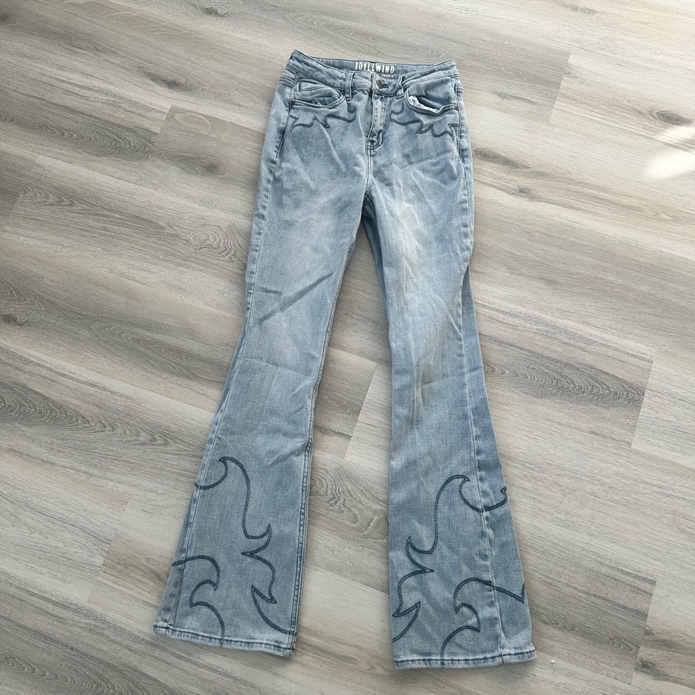 Cute Idyllwind bootcut jeans with design